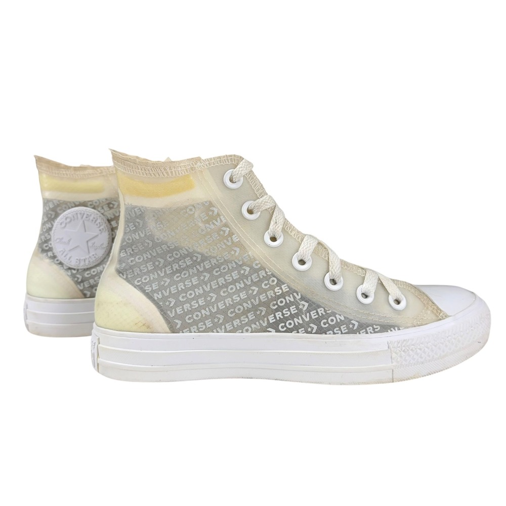 Converse CX Hi Translucent White Chuck Taylor Streetwear Minimalist Y2K Vibe W7